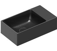 Catalano Verso lavabo 40x23 cm rectangular clásico negro 0220410022