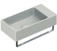 Catalano Verso lavabo 50x25 cm rectangular clásico gris/piedra 0220520023