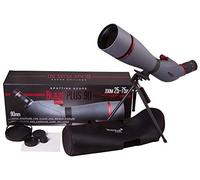 Catalejo Levenhuk Blaze Plus 90 con Ampliación de 25-75x, Apertura de 90 mm, Óptica de Vidrio BK-7 con Revestimiento Múltiple Completo, Trípode de Mesa y Estuche de Almacenaje