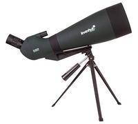 Catalejo Portátil Levenhuk Blaze Base 100 con Óptica de Vidrio BK-7, Trípode Metálico de Mesa y Estuche, para Observar la Vida Silvestre, y Paisajes Urbanos y Naturales