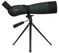 Catalejo Portátil Levenhuk Blaze Base 70 con Óptica de Vidrio BK7, Trípode Metálico de Mesa y Estuche, para Observar la Vida Silvestre, Paisajes Urbanos y Naturales