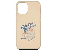 Catalina Island California Surf Retro Vintage Surfer Verano Carcasa para iPhone 12/12 Pro