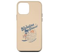 Catalina Island California Surf Retro Vintage Surfer Verano Carcasa para iPhone 12 Mini