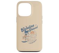 Catalina Island California Surf Retro Vintage Surfer Verano Carcasa para iPhone 13 Pro