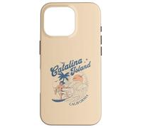 Catalina Island California Surf Retro Vintage Surfer Verano Carcasa para iPhone 16 Pro