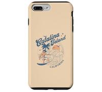 Catalina Island California Surf Retro Vintage Surfer Verano Carcasa para iPhone 7 Plus/8 Plus