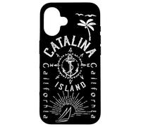Catalina Island Sailing Compass Rose California Carcasa para iPhone 16