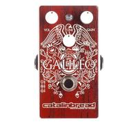 Catalinbread Galileo Treble Boost Foundation Overdrive Pedal de efectos de guitarra con control de volumen, control de tono y control de ganancia (edición limitada, rojo)