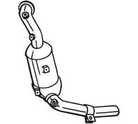 Catalizador Euro 5 090-209 BOSAL para FIAT LANCIA ALFA ROMEO