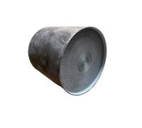 Catalizador Convertidor catalítico automotriz de tres vías de 3,93 pulgadas, 100 x 100 mm, Euro 4, universal, metálico, 600 Cpsi, núcleo portador Catalizadores para tubos escape