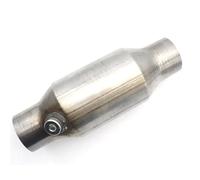 Catalizador Convertidor catalítico universal de 2'', 2,25'', 2,5'' y 3'', sensor oxígeno, 400 celdas, silenciador alto flujo, catalizador redondo acero inoxidable catalizador gases escape(2 inch)