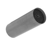 Catalizador de Tubo de Escape para Motocicleta, Silenciador de Escape Medio Delantero de Acero Inoxidable, Catalizador Universal para Motocicleta (35 * 100mm)