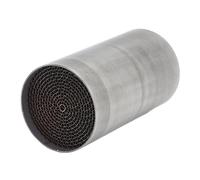 Catalizador de Tubo de Escape para Motocicleta, Silenciador de Escape Medio Delantero de Acero Inoxidable, Catalizador Universal para Motocicleta (53 * 100mm)
