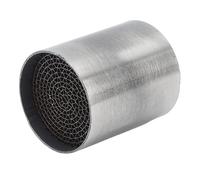 Catalizador de Tubo de Escape para Motocicleta, Silenciador de Escape Medio Delantero de Acero Inoxidable, Catalizador Universal para Motocicleta (42 * 50mm)
