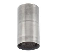 Catalizador de Tubo Medio de Escape, Catalizador de Tubo de Escape de Motocicleta Catalizador de Silenciador de Escape Medio Delantero de Acero Inoxidable Universal para (53 * 100mm)