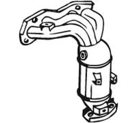 Catalizador Euro 4 090-472 BOSAL para TOYOTA COROLLA COROLLA Station Wagon AURIS