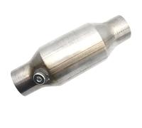 catalizador gases escape Ajuste para Universal 2 ''2,25'' 2,5 ''3 "Sensor 400 celdas silenciador de alto flujo catalizador convertidor de acero inoxidable(2.25 inch)
