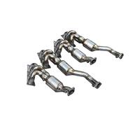 catalizador gases escape Colector de escape catalizado de igual longitud, apto para BMW Z4 E85 E86 3.0, convertidor de cabezal de motor, Escape Sport Race Catalizadores para tubos escape(With cat)