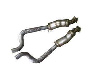 Catalizadores para tubos escape 970113349AX 970113350AX Un par de convertidores catalíticos delanteros aptos para Porsche Panamera 4.8L V8 2010-2014 sin turbo Catalizador