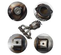 Catalizadores para tubos escape Ajuste Para Hyundai Accent 2012-2017 1.6LW/junta Convertidor Catalítico De Colector De Escape De Cerámica De Acero Inoxidable Catalizador