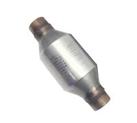 Catalizadores para tubos escape Catalizador de escape para coches de carreras de alto flujo, 2,5'' / 6,35 cm, 400 celdas, sustrato de acero inoxidable EURO 1 catalizador gases escape