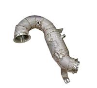 Catalizadores para tubos escape Compatible con Mercedes E450 3,0 T 2019-2023, convertidor catalítico, colector de energía de tubo de bajada aislado de acero inoxidable Catalizador