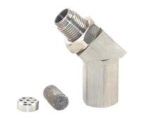 Catalizadores para tubos escape Silenciador de escape automotriz con protección de oxígeno y relación aire-combustible de 45°, acero inoxidable 304 con catalizador.