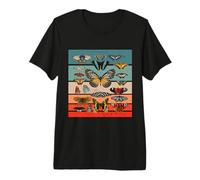 Catálogo de Mariposas Mariposas Vintage Colección de Camiseta Premium