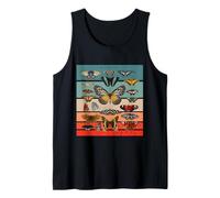 Catálogo de Mariposas Mariposas Vintage Colección de Camiseta sin Mangas