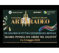 Catalogo Estemporanea Biennale di pittura 2026: Aradeo: pennellate libere nel Salento