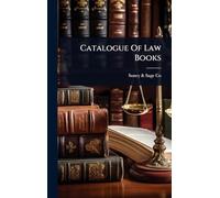 Catalogue Of Law Books