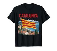Cataluña España Gran Ciudad Viaje Souvenir Catalunya España Camiseta