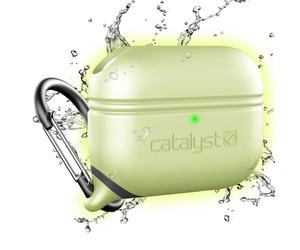 Catalyst - Funda Impermeable de edición Especial para AirPods Pro, Compatible con Carga inalámbrica, a Prueba de Golpes y caídas, Funda Protectora de Piel Suave, Glow in The Dark