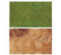 Catalyst Game Labs BattleTech | Battle Mat | FieldTech Grasslands/Desert | Expansion | Miniature Game Ages 14+