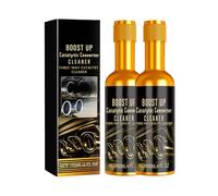 Catalytic Converter Cleaner - 120ml Fuel Additive for Gas/Diesel Cars - Cleans Exhaust System, Removes Carbon Deposits, Boosts Performance Via Fuel System (2pcs)