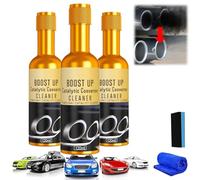 Catalytic Converter Cleaner, Boost up Catalytic Cleaner, Auto Parts Engine Cleaners, Exhaust System Pipe Carbon Removal Cleaners Treatment Additive Oil for Gas and Diesel Car (3)