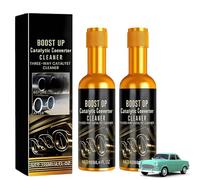 Catalytic Converter Cleaner, Limpiador De Catalizador para Gasolina, Gas Additives Treatment for Car, Emissions System Cleaner, Suitable for All Types of Vehicles, Extend Car Life (2pcs)