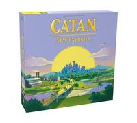 CATAN New Energies Juego de mesa - Recursos y estrategia sostenibles, juego clásico con un toque moderno Juego familiar para niños y adultos, a partir de 12 años, 3 a 4 jugadores, 90 minutos de tiempo