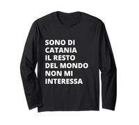 Catania Città Simpatica Uomo Donna Bambino Souvenir Manga Larga