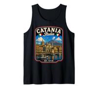 Catania Italia Vacaciones Catania Viaje Familiar Catania Coincidencia Camiseta sin Mangas