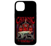 Catanic Panic Satanic Cat Retro Vintage Funny Adult Humor Carcasa para iPhone 14 Plus