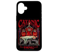 Catanic Panic Satanic Cat Retro Vintage Funny Adult Humor Carcasa para iPhone 16 Plus