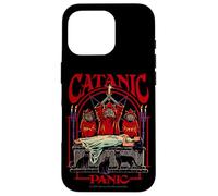 Catanic Panic Satanic Cat Retro Vintage Funny Adult Humor Carcasa para iPhone 16 Pro
