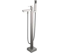 CATANK Freestanding Bath Tap, Single Handle 2 Modes Freestanding Floor Mounted Bath Tap with Hand Shower,Drawing