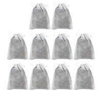 Catappa Leaves for Aquariums, Ideal for Aquatic Betta and Shrimp, Natural Water Conditioner Leaves, Enhances Habitat with Almond Leave, 10 Bags for Aquarium Shrimp Tank Decorations, 6x1.7x8.5cm