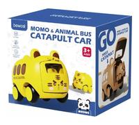 Catapulta de coches en forma de autobús, 12 cm