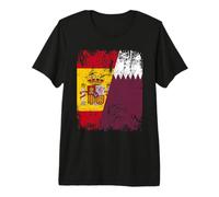 CATAR ESPAÑA Bandera de la Amistad | CATAR Camiseta Premium