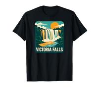 Cataratas Victoria Tropical Cascada y Atardecer Naturaleza Camiseta