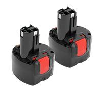 Catastro 2 Piezas 9.6V 3500mAh Recambio batería para Bosch 9.6V Batería NI-MH Compatible batería para Bosch BAT048 BAT049 BAT100 BAT119 BPT1041 2607335461 2607335272