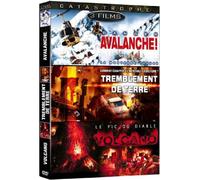 Catastrophe - Coffret 3 films : Danger avalanche ! + Tremblement de terre + Volcano - Le pic du diable [Francia] [DVD]